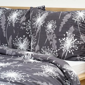 4Home Midnight Dandelions pamut ágyneműhuzat, 140 x 200 cm, 70 x 90 cm, 140 x 200 cm, 70 x 90 cm