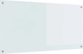 vidaXL Konyhai splashback Fehér 120 x 60 cm edzett üveg