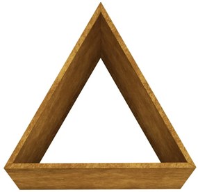 corten acél kerti növénytartó 40x34,5x75 cm