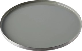 Pobourg szervírozó tál, ezüst, D22 cm