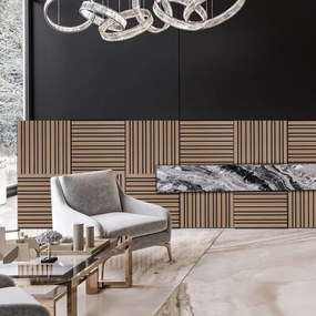 CINTURE NATÚR 60x60 MDF FALPANEL 17MM