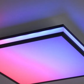 JUST LIGHT. 14110-18-LED RGBW Dimmelhető lámpa MARIO BLACK LED/19,5W/230V + távirányító