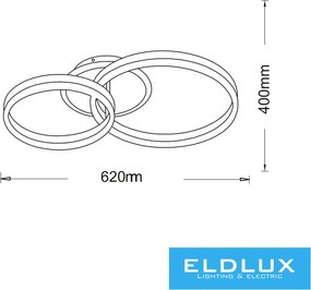 ELDLUX C35-3C Modern LED Mennyezeti Lámpa IP20