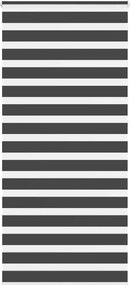vidaXL zebrafüggönnyel fekete szövetszélesség 110,9 cm poliészter
