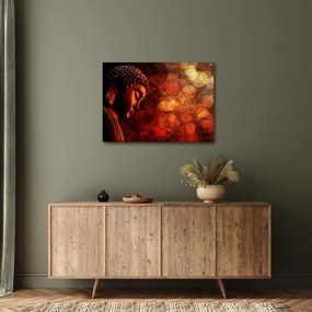 Kép - Buddha piros tónusokkal (70x50 cm)