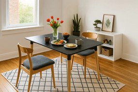 Téglalap alakú asztal 120 x 80 x 74 cm