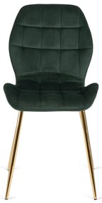 Zöld Bársony Étkezőszék. LUCKY