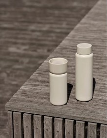 Bézs rozsdamentes acél termobögre 400 ml Singles – Zone