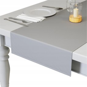 Futófelület Sima Matt Asztalra 40x145 Asztalterítők Futófelületek Világosszürke Kész