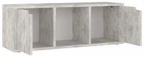 betonszürke szerelt fa TV-szekrény 88,5 x 27,5 x 30,5 cm
