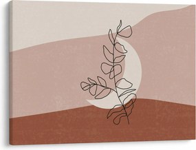 Kép - Boho levelek N⁰2 (70x50 cm)