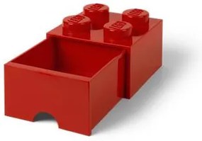 Tárolódoboz, fiókos, LEGO Brick, piros (L40051730)