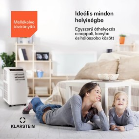 Klarstein Metrobreeze Rom mobil klíma, 10000 BTU, A+ osztály, távirányító, fehér