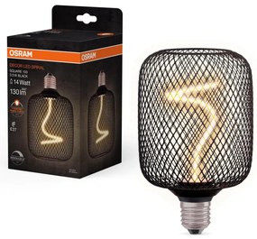 LED Dimmelhető izzó DECOR FILAMENT E27/3,5W/230V 1800K fekete - Osram