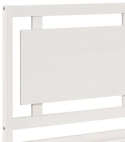 fehér tömör fa extra hosszú ágykeret matrac nélkül 160 x 220 cm