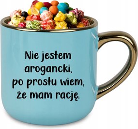 Bögre Elegant XXL Kék 400ml Kerámia Vicces Ajándék Nem Arrogáns