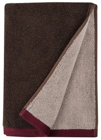 Barna frottír bio pamut törölköző szett 2 db-os 40x55 cm Soft – Mette Ditmer Denmark