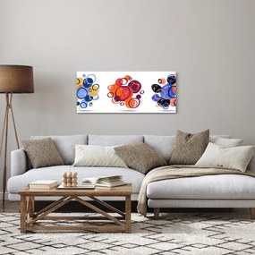Színes körök képe (120x50 cm)
