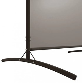 2 paneles antracitszürke szövet térelválasztó 348 x 180 cm