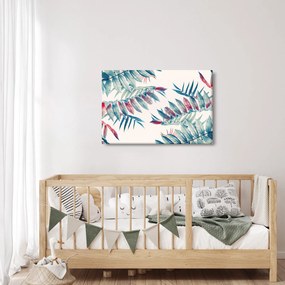 Kép - Trópusi levelek (90x60 cm)