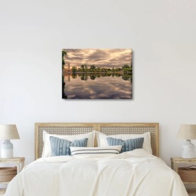 A tó és a fák képe (70x50 cm)