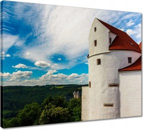 Vászonkép 50x40 Wildenstein kastély Műemlék