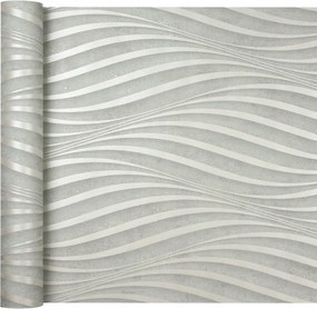 Exkluzív tapéta Ezüst spirálok betonon