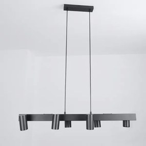 BRILAGI - LED RGBW dimmelhető, kábelen függesztett csillár SELE 6xGU10/6,5W/230V fekete