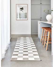 Bézs-krémszínű kültéri-beltéri futószőnyeg 70x160 cm Pix Dark Linen – Pappelina