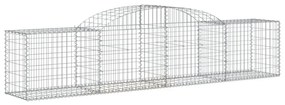 25 db íves horganyzott vas gabion kosár 300x50x60/80 cm