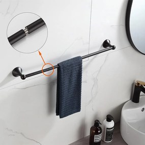 Fürdőszoba fogas Black 332870A