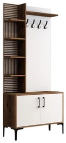 Előszobafal Viyana D - Walnut, White