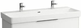 Laufen Pro S mosdó 120x46 cm fehér színben fényes felülettel két nyílás a csaptelep számára H8149650001071