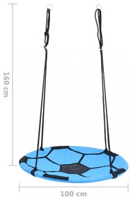 focis mintájú fészekhinta 100 cm