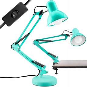 Asztali lámpa Iskolai Éjszakai Led E27 Állítható Fogantyú Menta