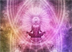 Kép - Meditációs aura (üvegen) (70x50 cm)