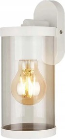 Kültéri kerti fali lámpa fehér matt átlátszó IP44 V-tac