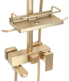 Zuhanyszett REA JACK BRUSHED GOLD