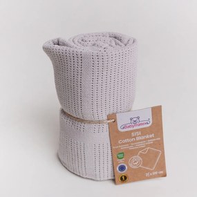 Babymatex Sisi gyerek pléd világosszürke, 75 x 100 cm