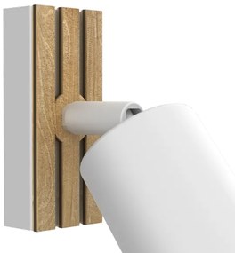 Fali spotlámpa TERRA 1xGU10/8W/230V fehér/tölgy