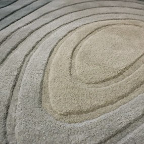 Kék gyapjú szőnyeg 160x230 cm Puddle Ombre Wool – Flair Rugs