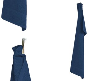 CLARYSSE ELEGANCE törölköző 60x110 cm sötétkék, 100% pamut