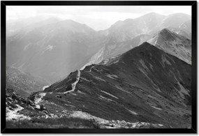 Poszterek keretben 60x40 Tátra Lengyel hegyek Kilátás