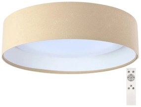 BPS Koncept LED Dimmelhető mennyezeti lámpa SMART GALAXY LED/24W/230V bézs/fehér + távirányító BS0355