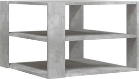 vidaXL betonszürke szerelt fa dohányzóasztal 58 x 58 x 40 cm