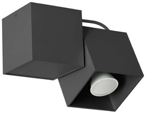 Lampex Mennyezeti lámpa, Kraft 1 Black, GU10, 40W