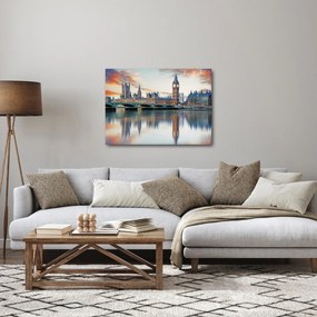 Kép - a Parlament londoni házai (70x50 cm)