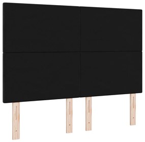 Fejtámla Gombos Fekete 160 cm Bársony
