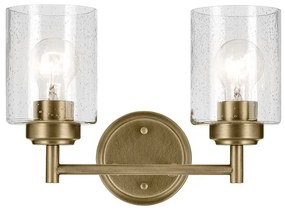 Kichler KL-WINSLOW-2W-NBR - Fali lámpa WINSLOW 2xE27/60W/230V réz