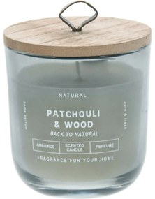 Back to natural, Patchouli & Wood gyertya üvegben, 250 g